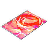 Carnet Rose design lumineux (Côté gauche)