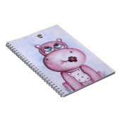 Carnet rose d'hippopotame (Côté Droit)
