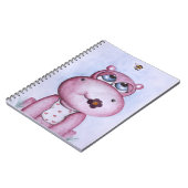 Carnet rose d'hippopotame (Côté gauche)