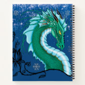 Carnet Rose d'hiver Dragon (Dos)