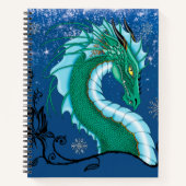 Carnet Rose d'hiver Dragon (Devant)