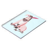 Carnet rose Donkey - Vos Couleurs - Texte (Côté gauche)