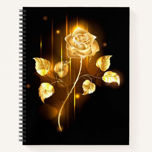 Carnet Rose d'or ( rose d'or ) (Devant)