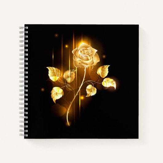 Carnet Rose d'or ( rose d'or ) (Devant)