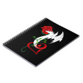 Carnet Rose Dragon Lover (Côté gauche)