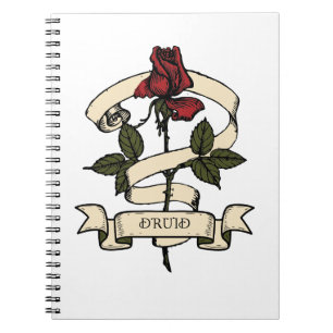 Carnet rose druid