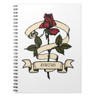 Carnet rose druid