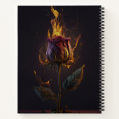 Carnet rose en feu (Dos)