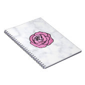 Carnet Rose en marbre (Côté Droit)