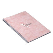 Carnet Rose en poudre (Côté Droit)