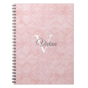 Carnet Rose en poudre