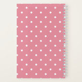 Carnet Rose et blanc ludique (Verso)