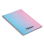 Carnet rose Et Bleu (Côté Droit)