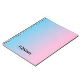 Carnet rose Et Bleu (Côté gauche)