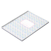 Carnet Rose et Bleu Grandmillennial (Côté gauche)