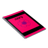 carnet rose et noir de photo (Côté Droit)