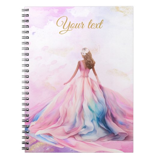 Carnet Rose et Or Sweet Seize Ans (Devant)