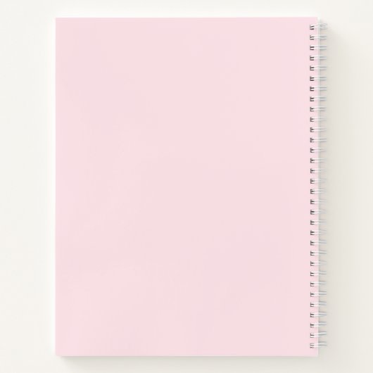 Carnet Rose et pourpre (Dos)