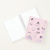 Carnet Rose et pourpre (Intérieur)