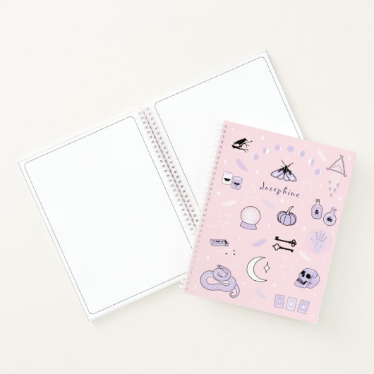 Carnet Rose et pourpre (Intérieur)