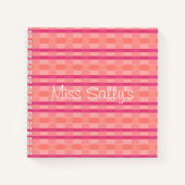 Carnet Rose et rose (Devant)