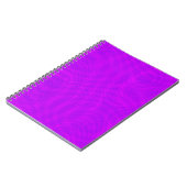 Carnet Rose et violet ondulation Moiré (Côté gauche)