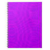 Carnet Rose et violet ondulation Moiré (Devant)