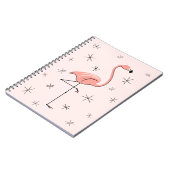 carnet rose Flamant rose (Côté gauche)