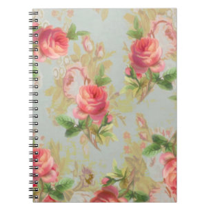 Carnet Rose Floral Notebook