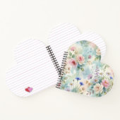 Carnet Rose Florale Rose Pastel (Intérieur)