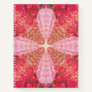 Carnet Rose fractal - Ordinateur portable