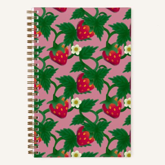 Carnet Rose Fraise (Recto)