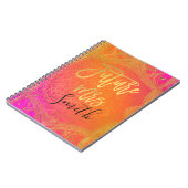 Carnet Rose Fuchsia Or Indien Mandala Future Mrs. (Côté gauche)