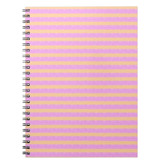 Carnet Rose Géométrique (Devant)