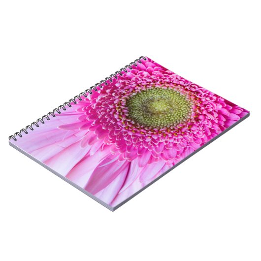 Carnet rose Gerbera Daisy (Côté gauche)