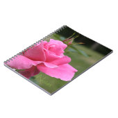Carnet Rose girly du jardin (Côté gauche)