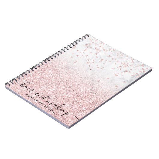Carnet rose gold (Côté gauche)