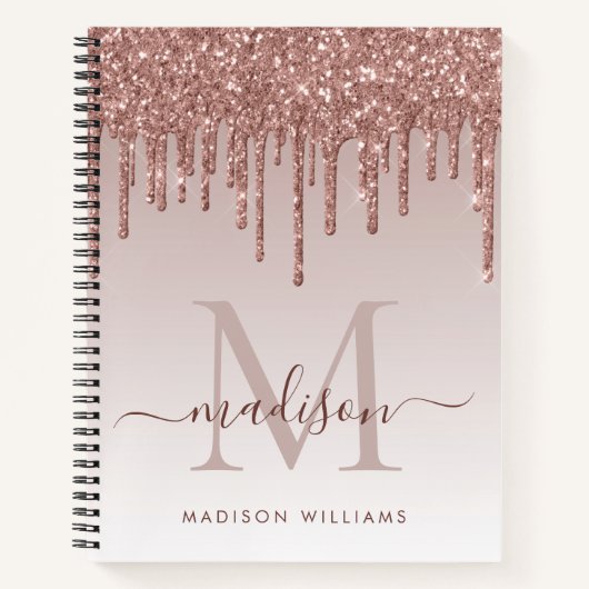 Carnet Rose Gold Drives Parties scintillant Étincelle Mon (Devant)