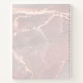Carnet Rose Gold Encre Marbre (Dos)