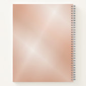 Carnet Rose Gold Grey Mandala (Dos)