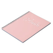 Carnet Rose Gold personnalisé (Côté gauche)