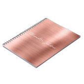 Carnet Rose Gold - Pink Foil Professional Girl (Côté gauche)