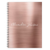 Carnet Rose Gold - Pink Foil Professional Girl (Devant)