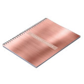 Carnet Rose Gold - Pink Foil Professional Girl (Côté gauche)