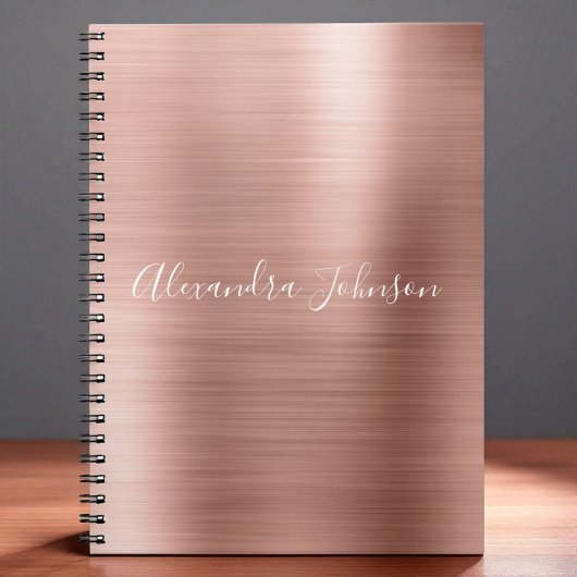 Carnet Rose Gold - Pink Foil Professional Girl