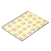 Carnet Rose Gold sur vieux Motif papier (Côté gauche)