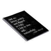 Carnet Rose gothique morte et citation de Poe (Côté Droit)