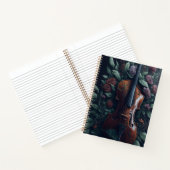 Carnet Rose gothique violon (Intérieur)