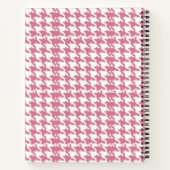 Carnet rose Houndstooth (Dos)