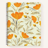 Carnet Rose jaune (Devant)